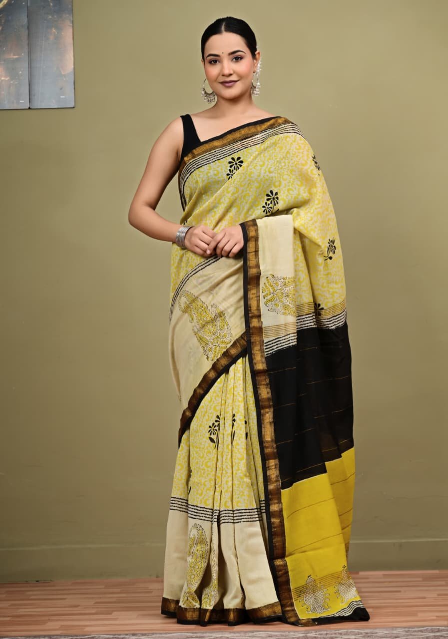 Maheshwari Printed Saree