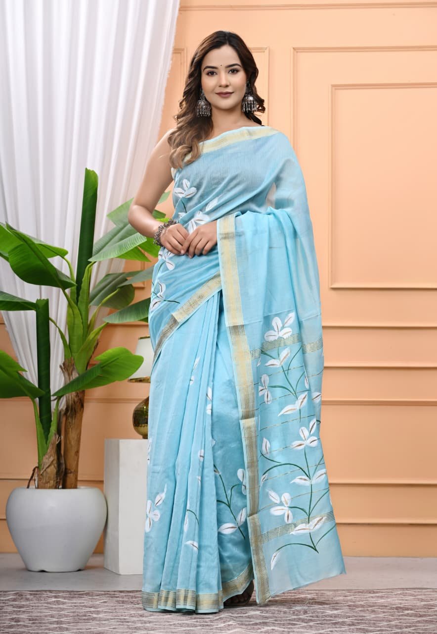 Maheshwari Printed Saree