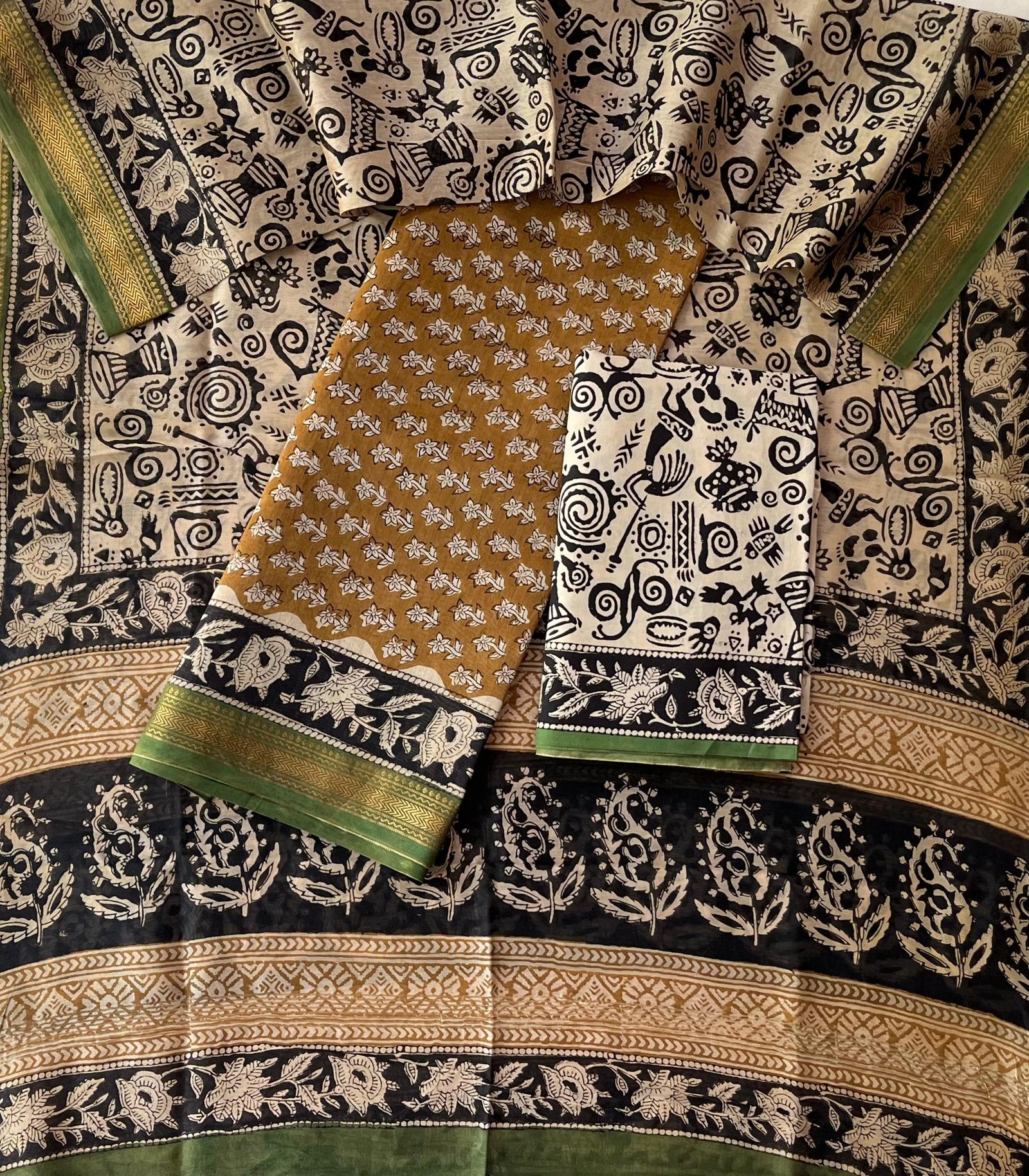 Maheshwari Printed Suit Set