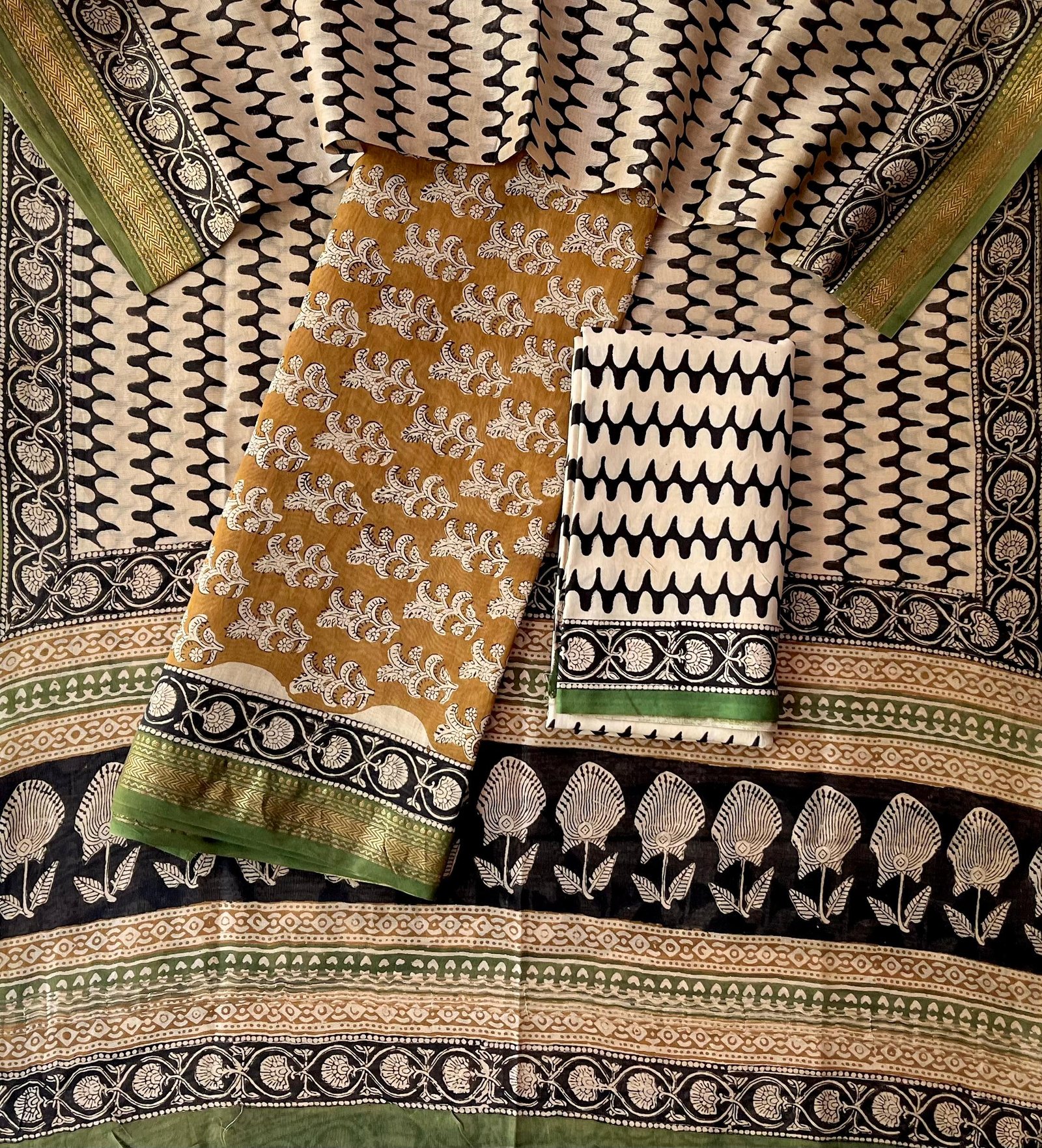 Maheshwari Printed Suit Set