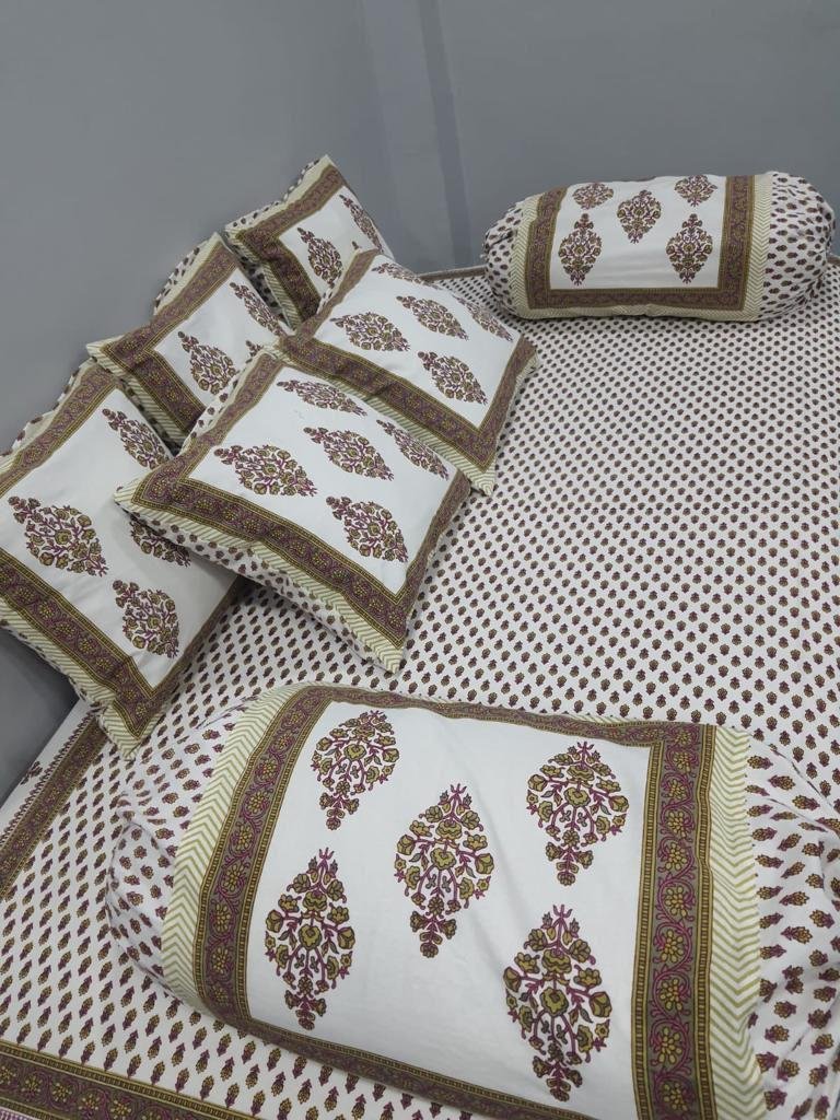 Cotton Printed Diwan Set