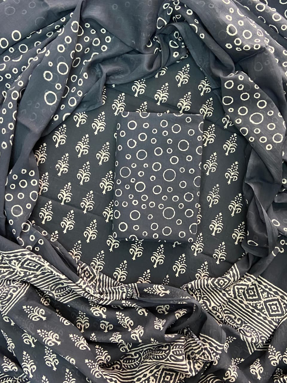 Cotton Dupatta Printed Suit
