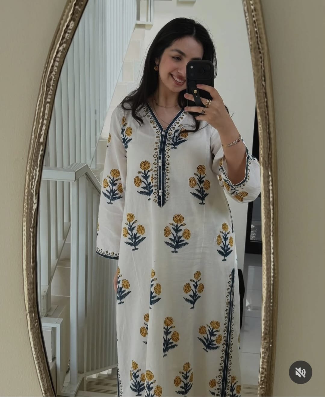 Cotton Printed Cord Set