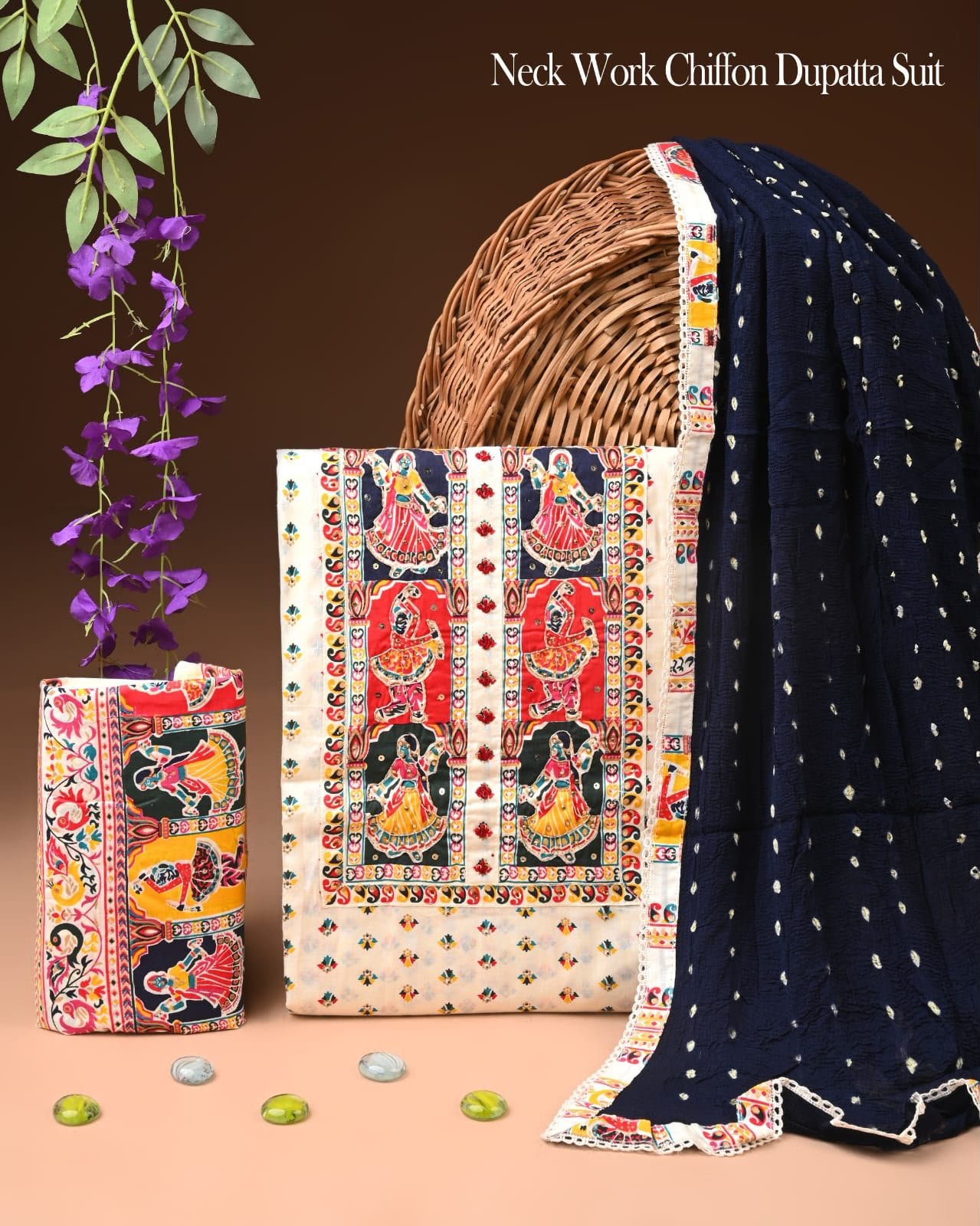 Gota Suit Chiffon Dupatta