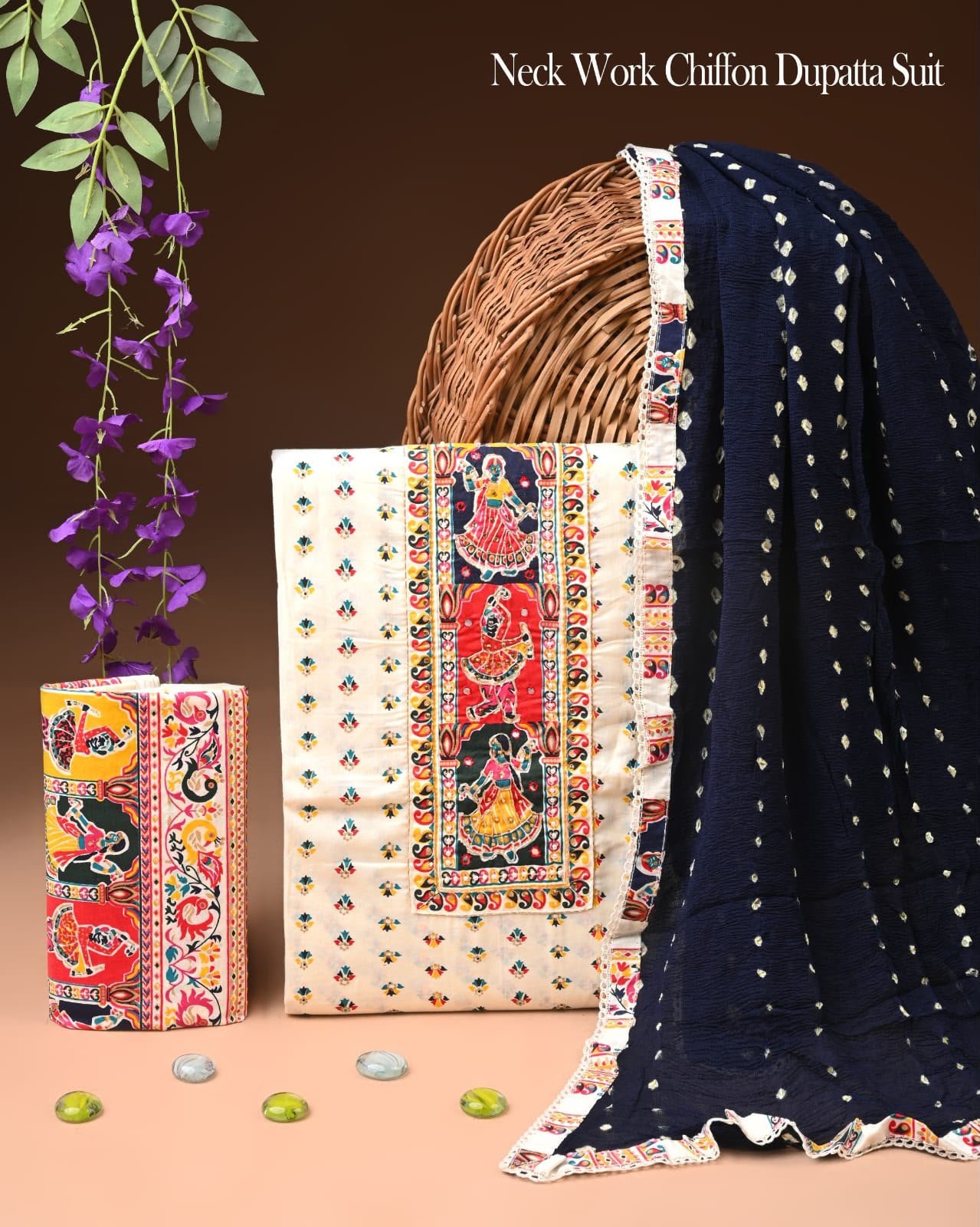 Gota Suit Chiffon Dupatta