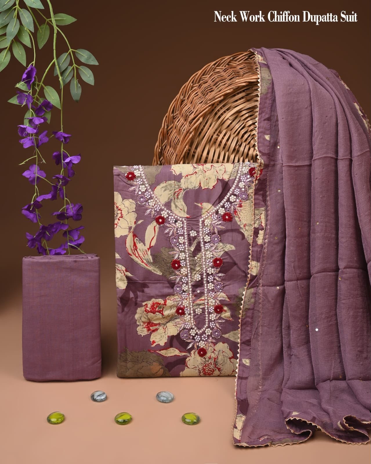 Gota Suit Chiffon Dupatta