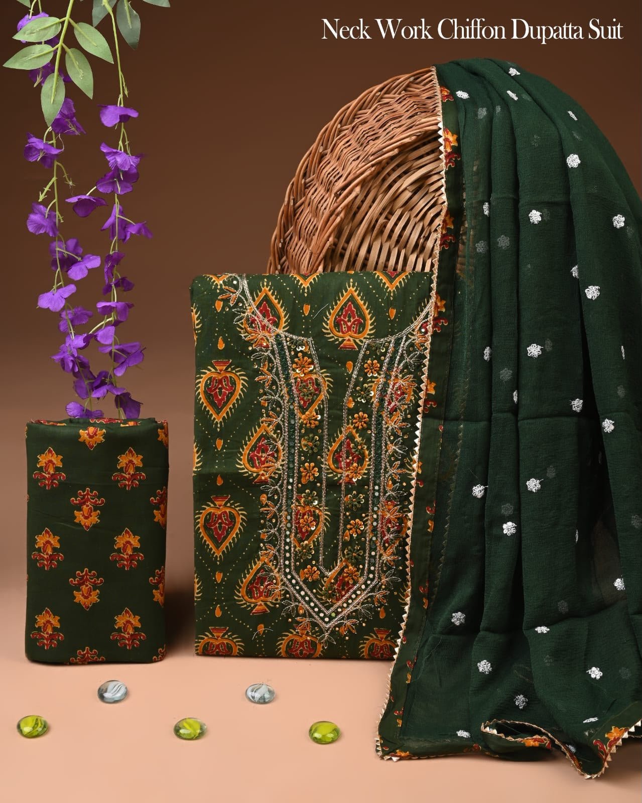 Gota Suit Chiffon Dupatta