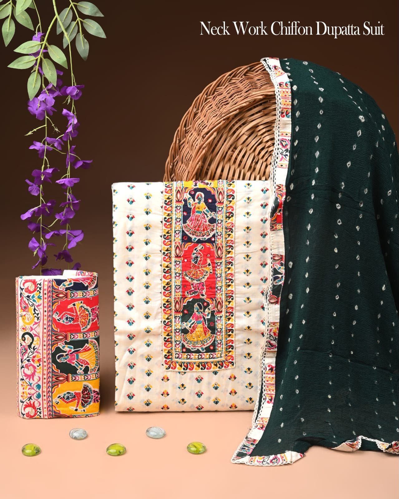 Gota Suit Chiffon Dupatta