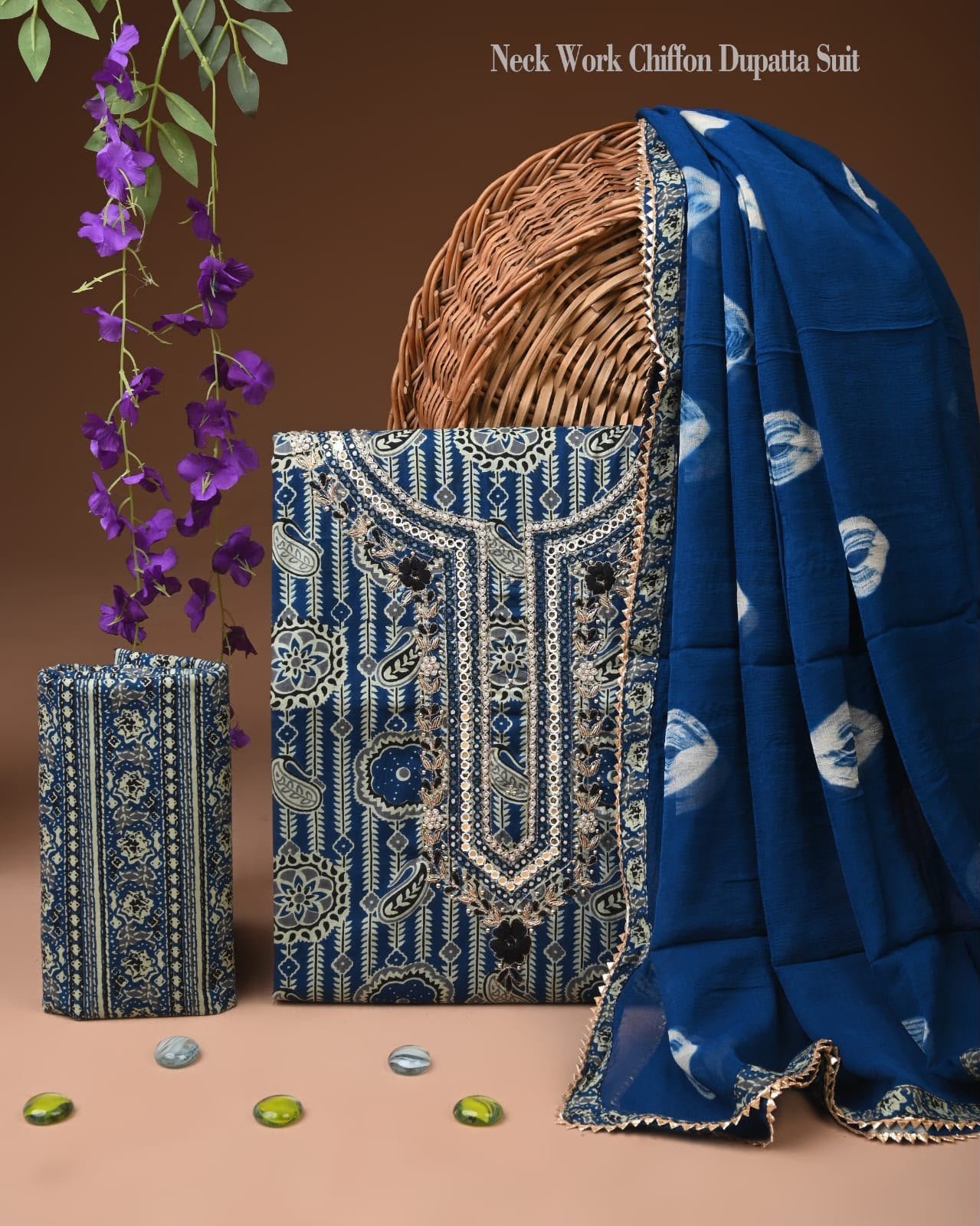 Gota Suit Chiffon Dupatta