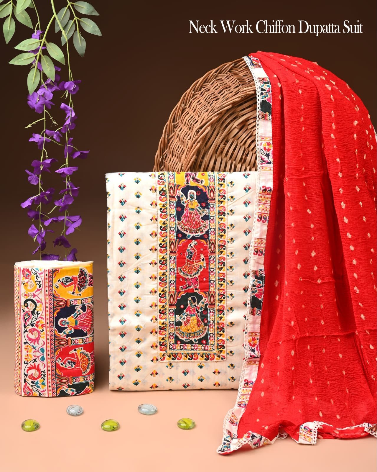 Gota Suit Chiffon Dupatta
