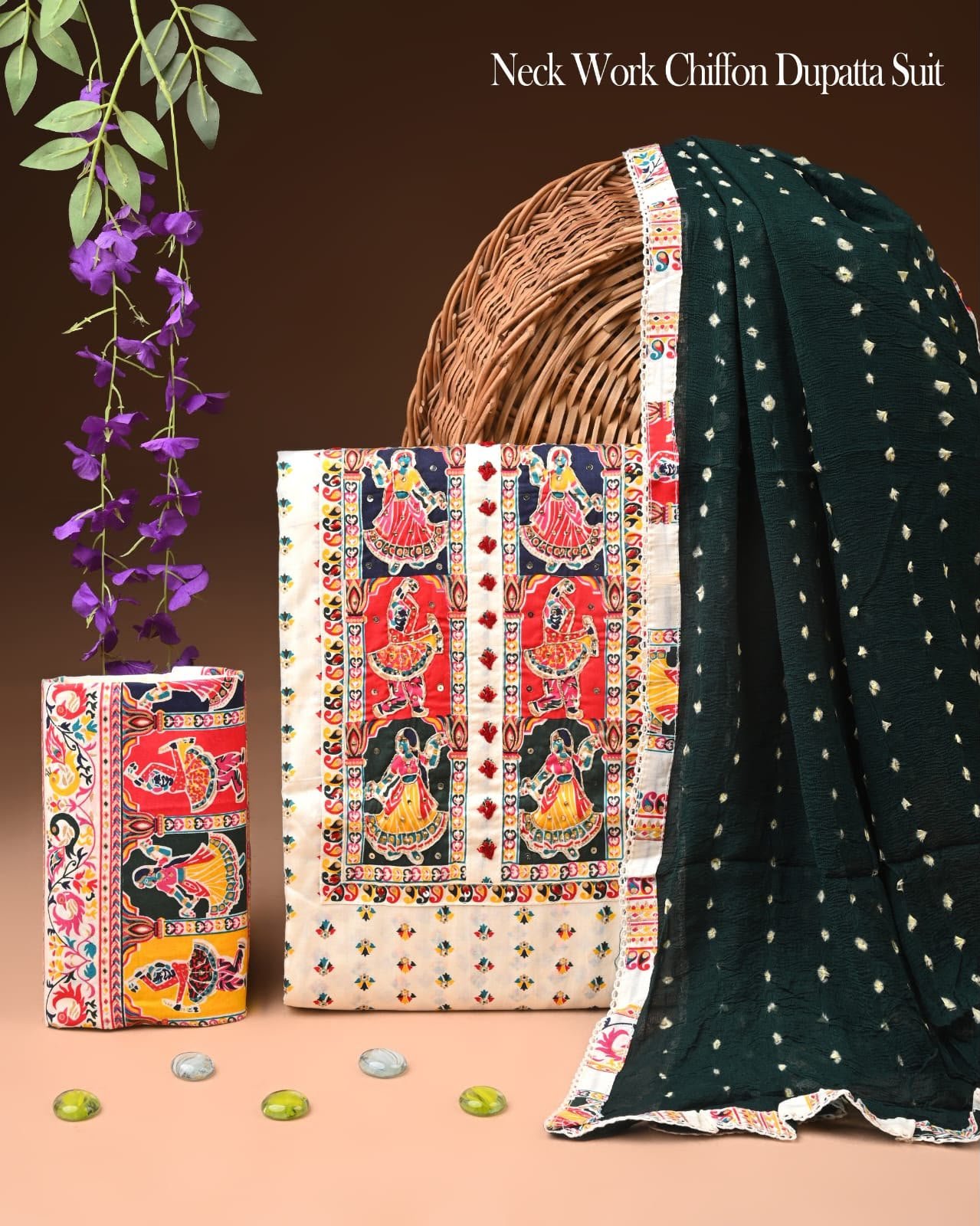 Gota Suit Chiffon Dupatta