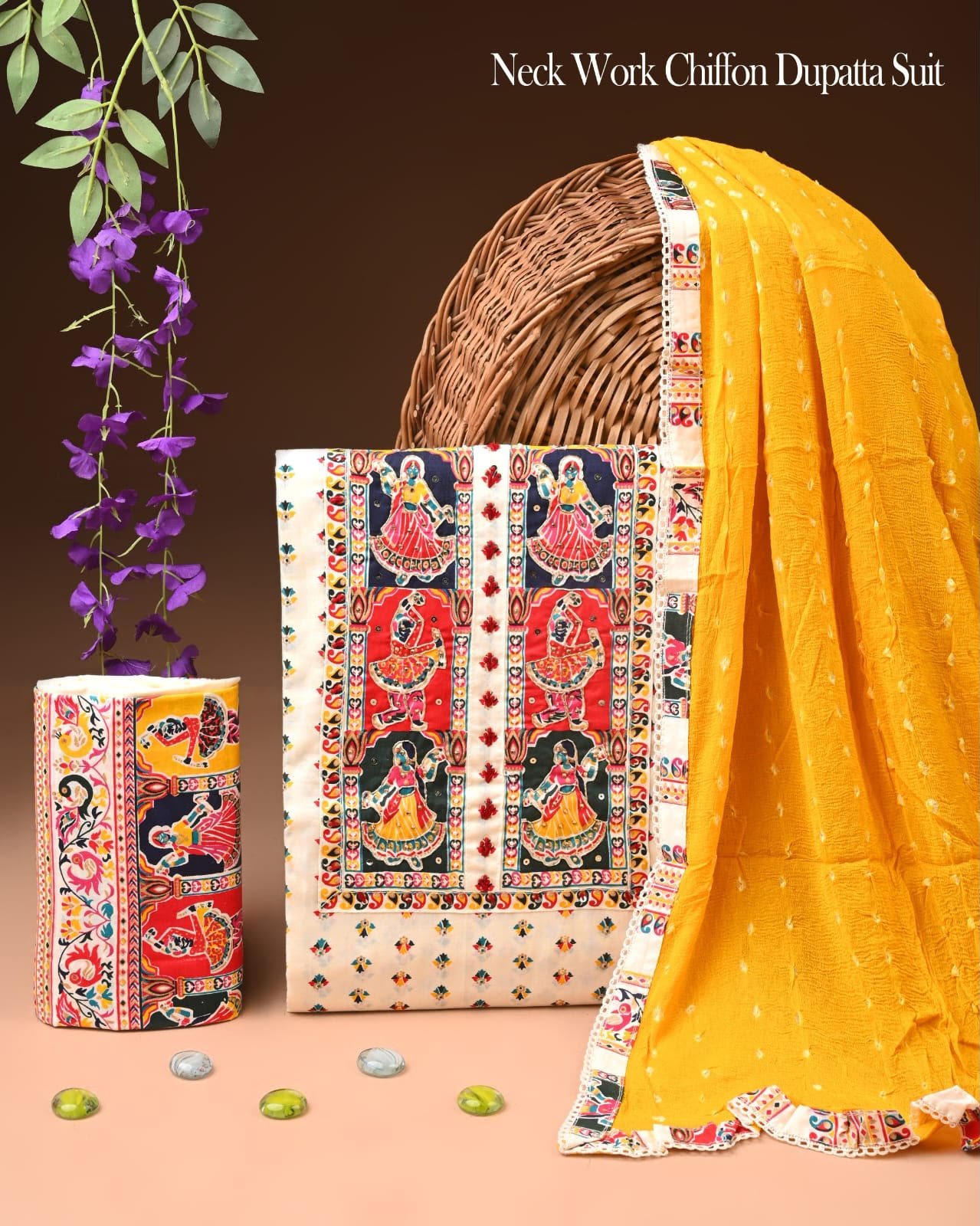 Gota Suit Chiffon Dupatta