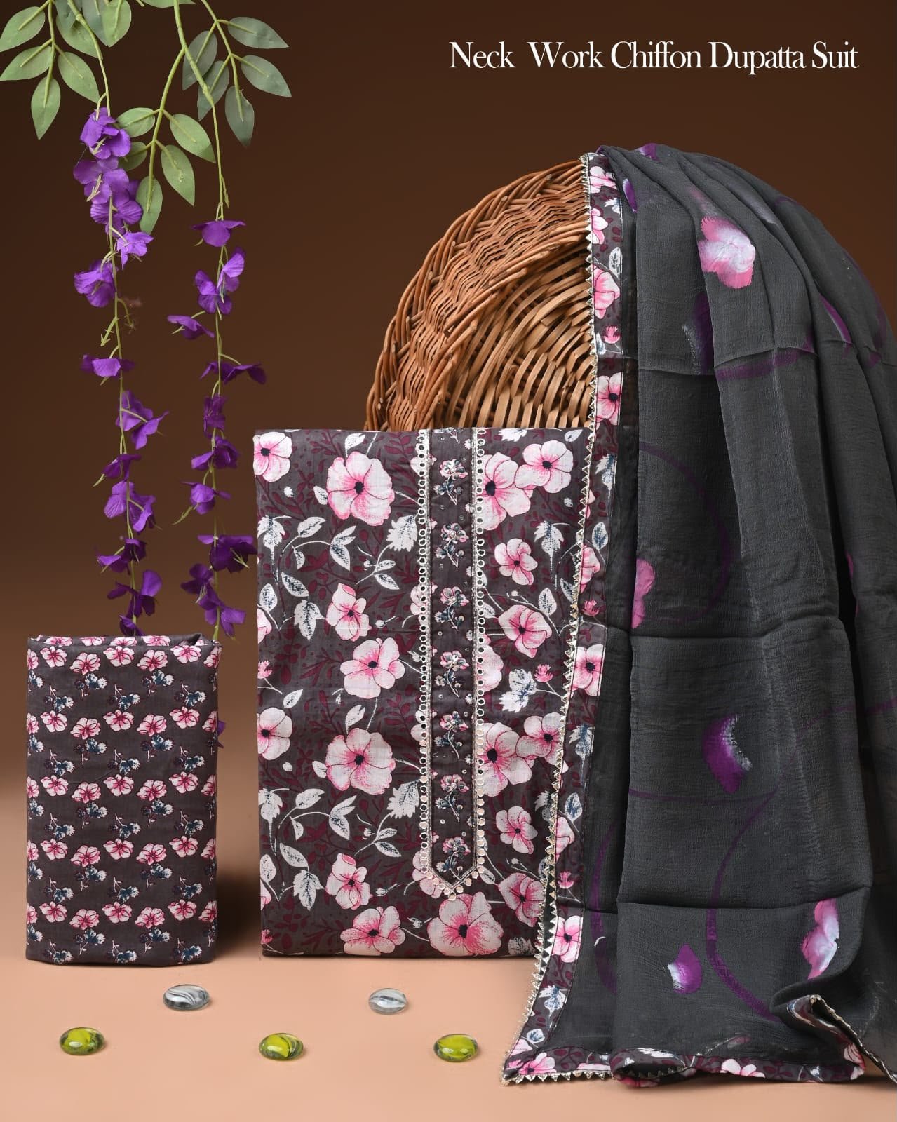 Gota Suit Chiffon Dupatta
