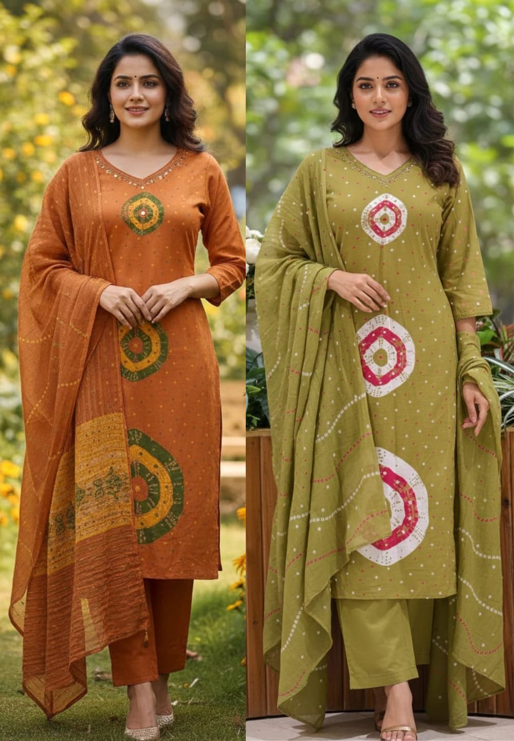Cotton Printed Stitched Suit Set