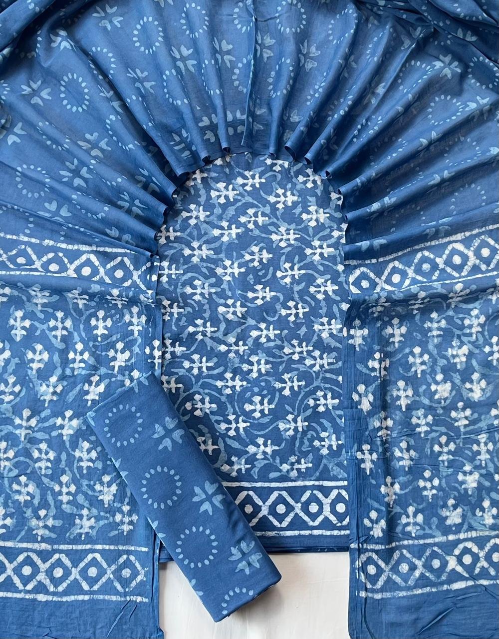 Cotton Dupatta Printed Suit