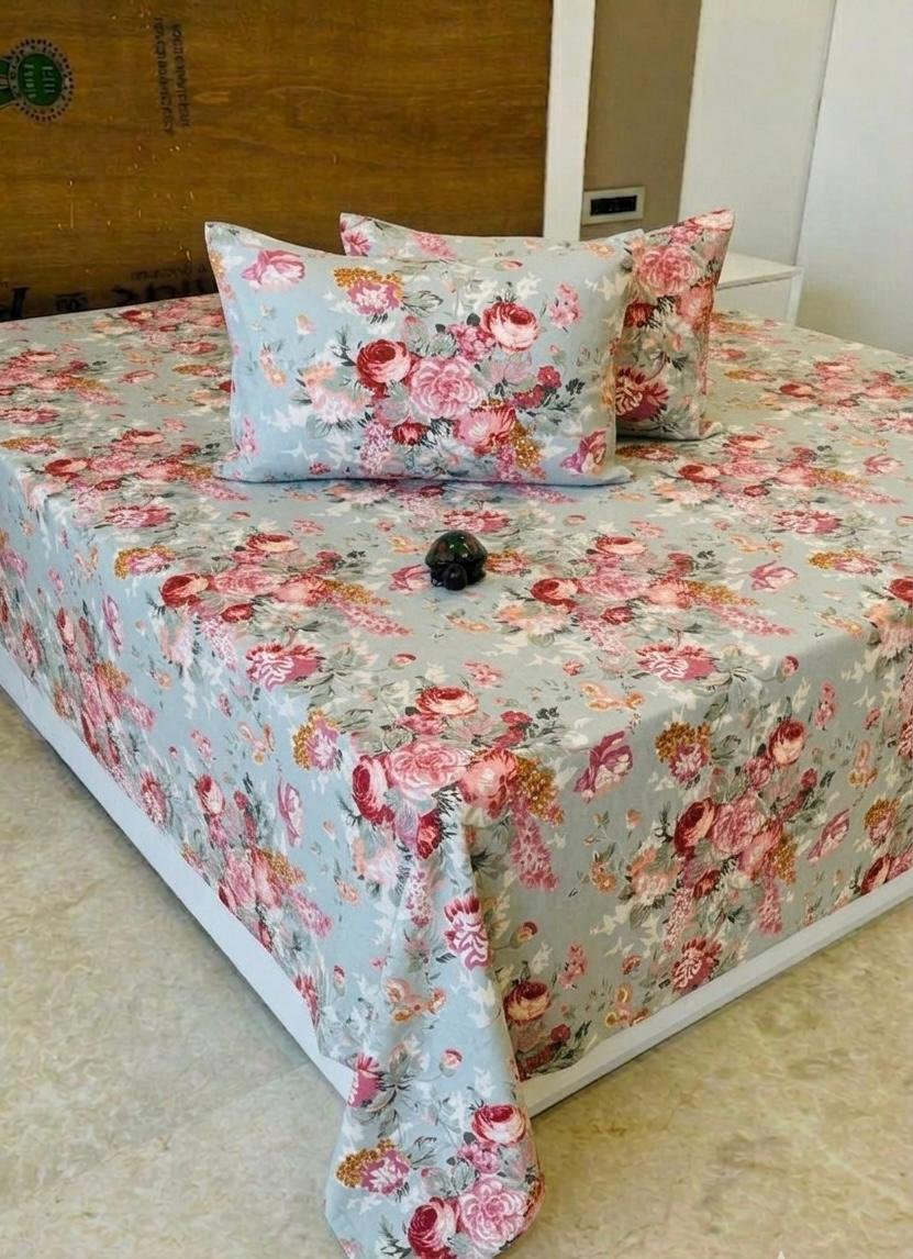 Premium Cotton Printed Bedsheet