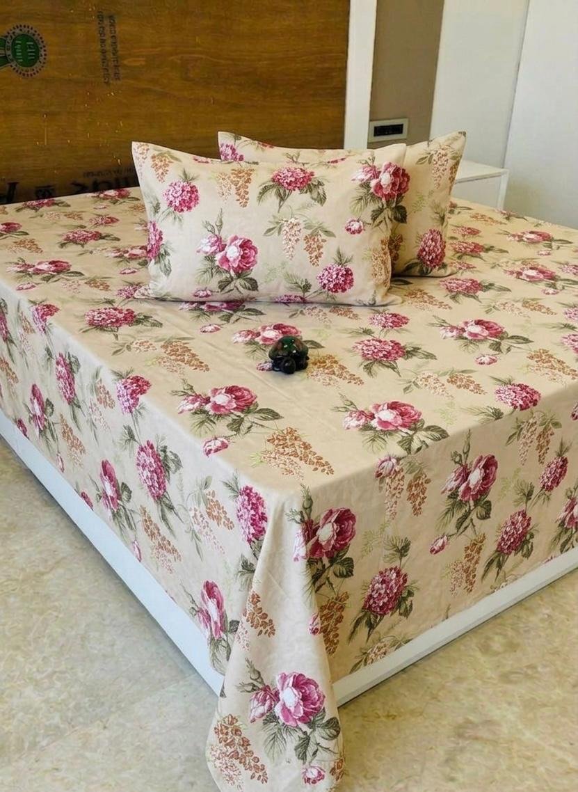 Premium Cotton Printed Bedsheet