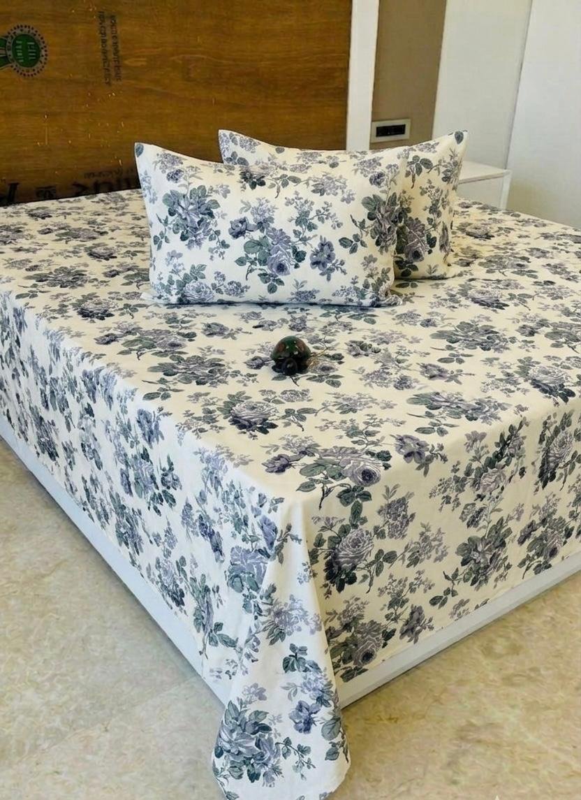 Premium Cotton Printed Bedsheet