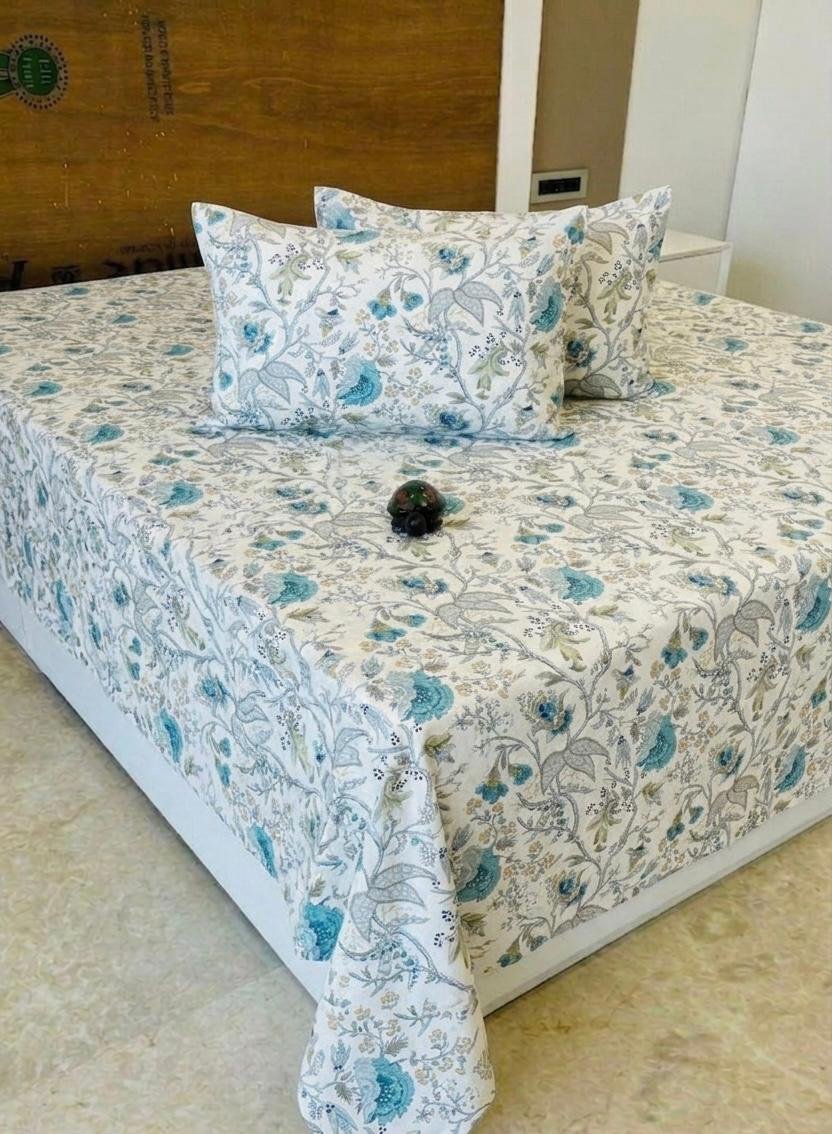 Premium Cotton Printed Bedsheet