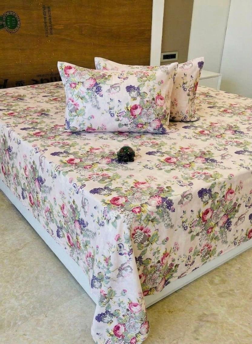 Premium Cotton Printed Bedsheet