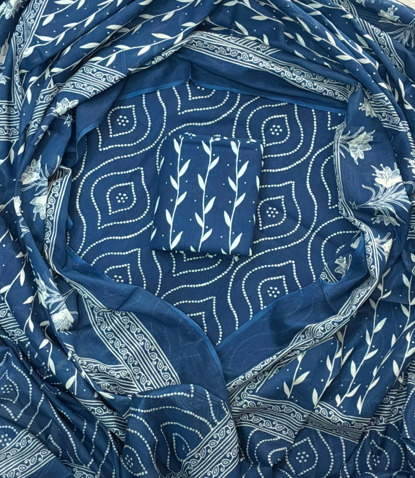 Cotton Dupatta Printed Suit