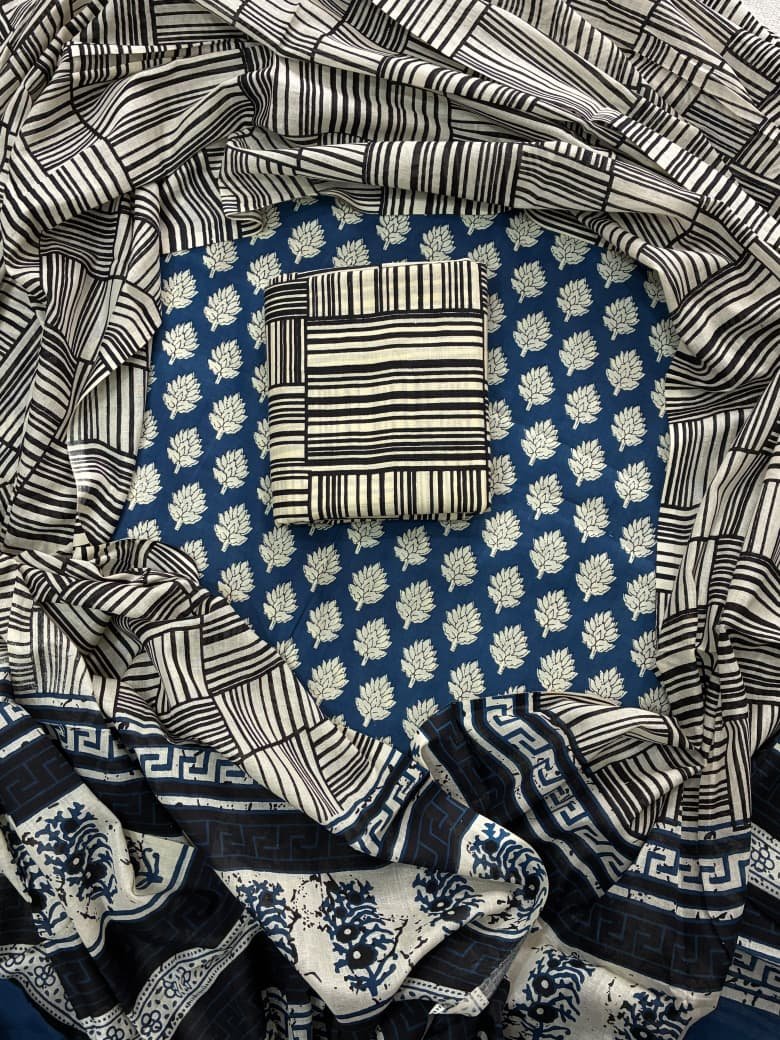 Cotton Dupatta Printed Suit