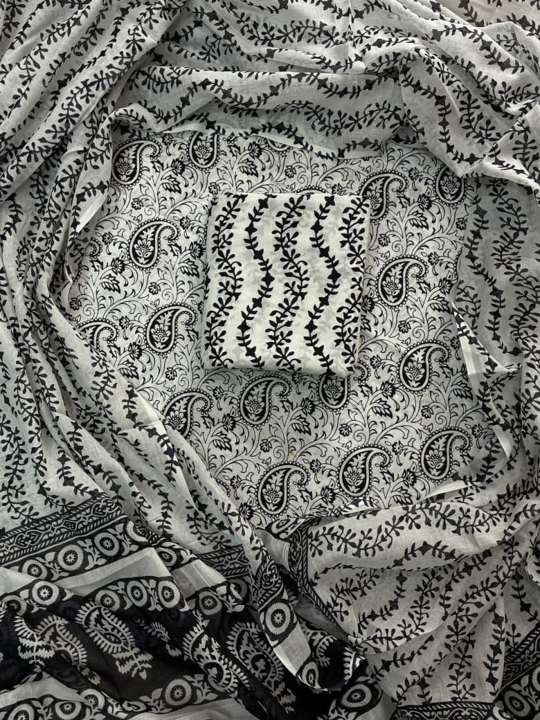 Cotton Dupatta Printed Suit