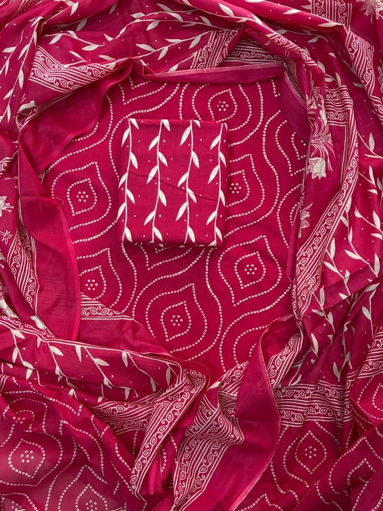 Cotton Dupatta Printed Suit