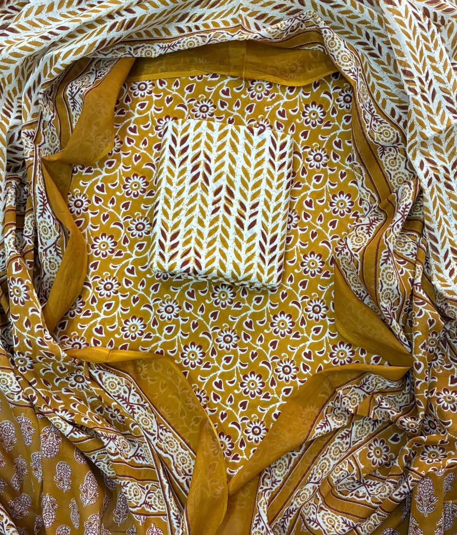 Cotton Dupatta Printed Suit