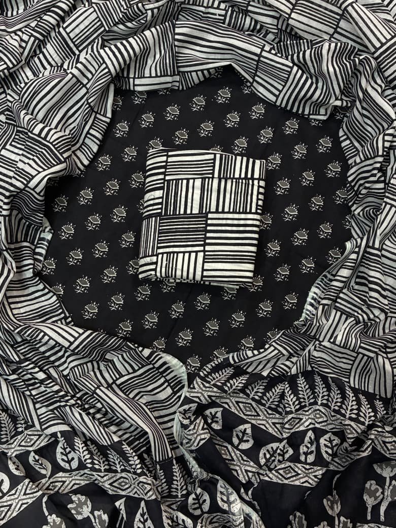 Cotton Dupatta Printed Suit