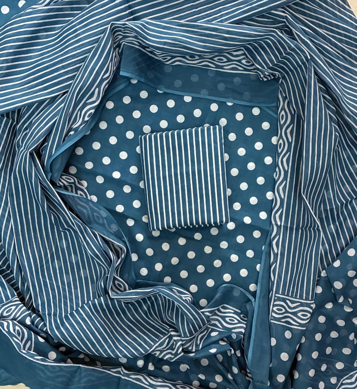 Cotton Dupatta Printed Suit