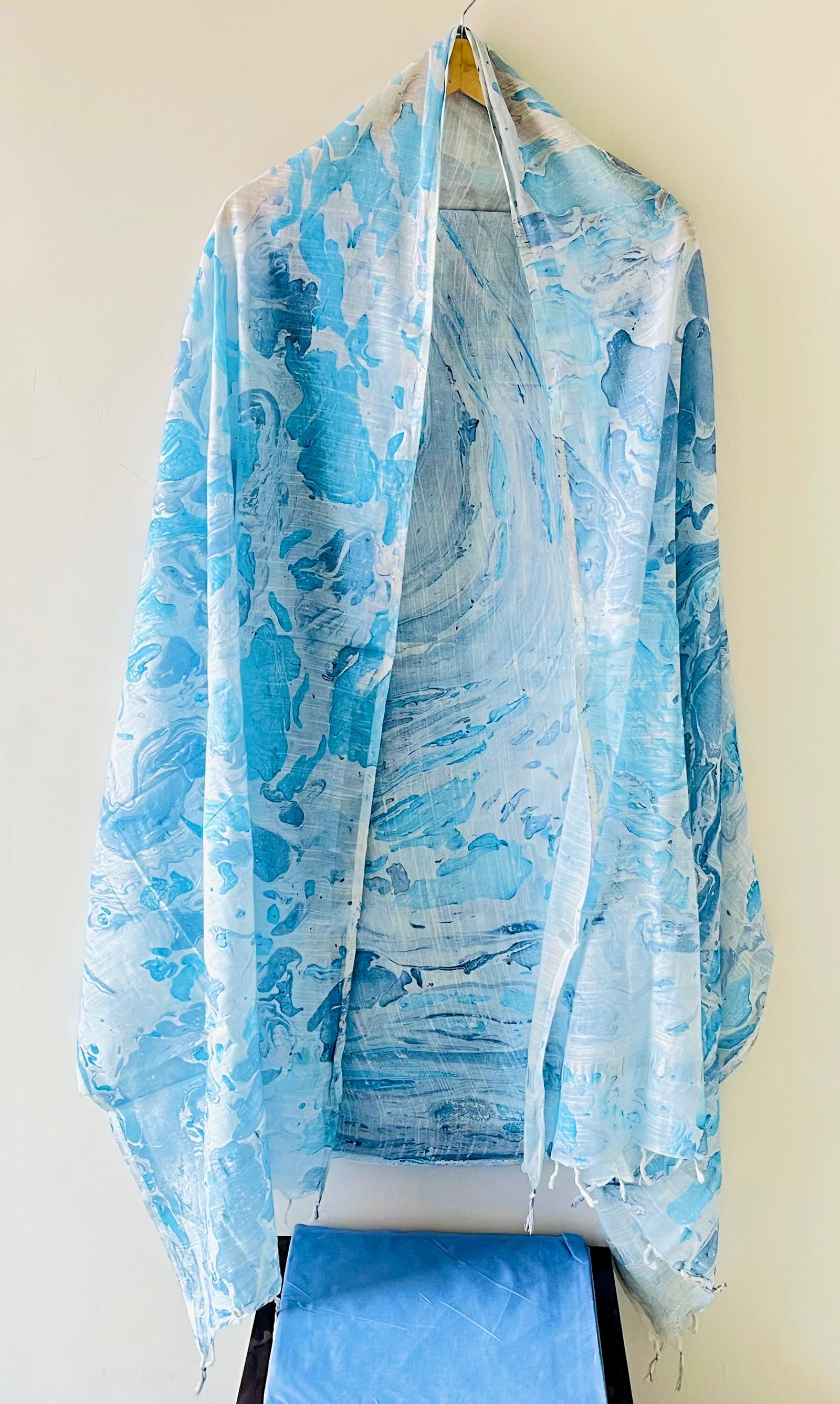 Cotton Linen Printed Suit