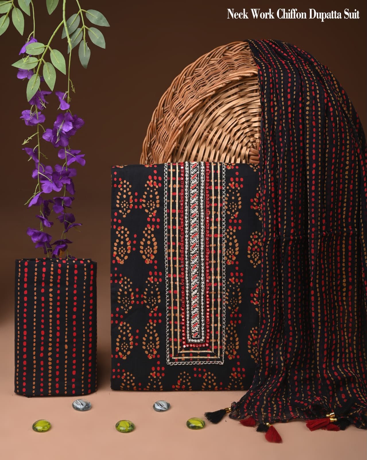 Gota Suit Chiffon Dupatta