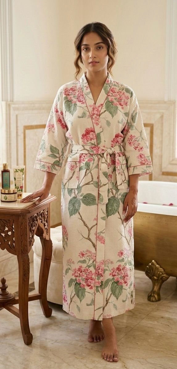 Cotton Printed Bathrob