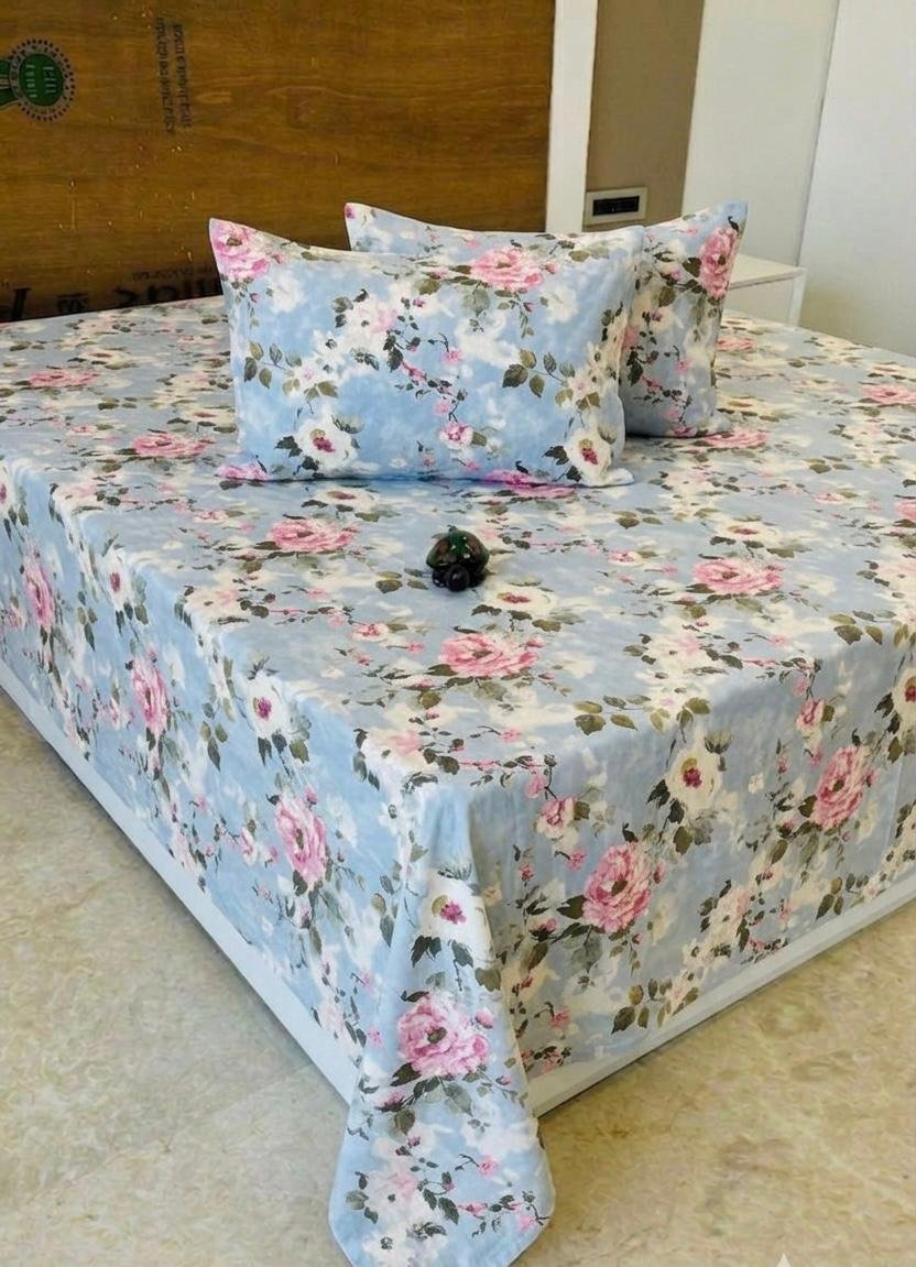 Premium Cotton Printed Bedsheet