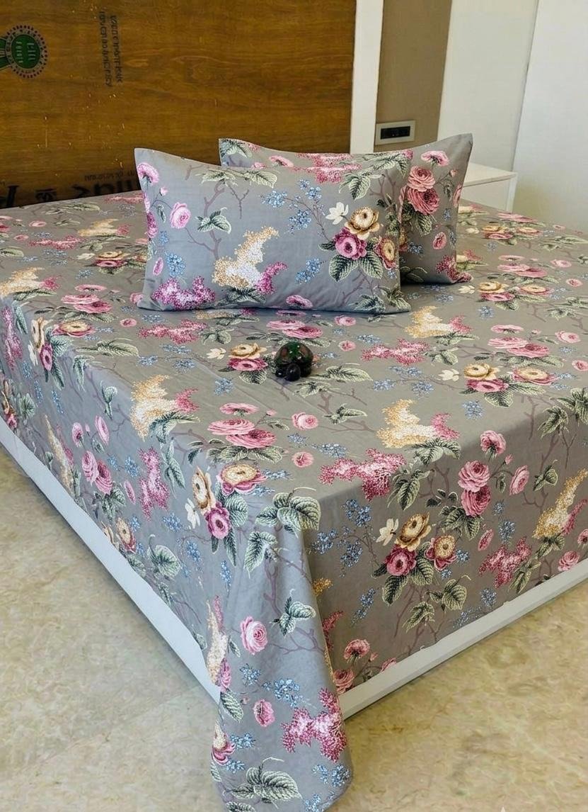 Premium Cotton Printed Bedsheet