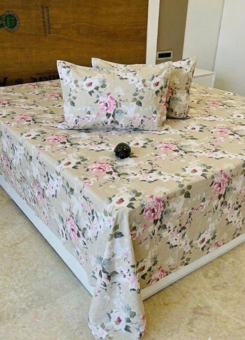 Premium Cotton Printed Bedsheet