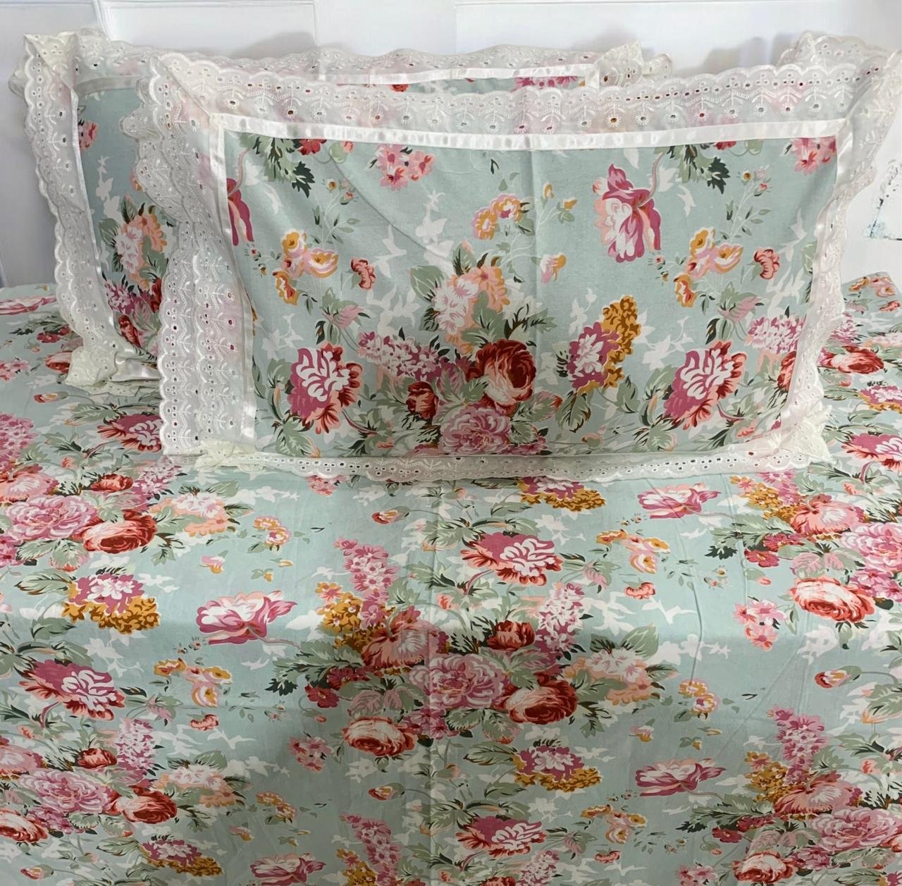 Cotton Printed King Size Bedsheet Set of 3