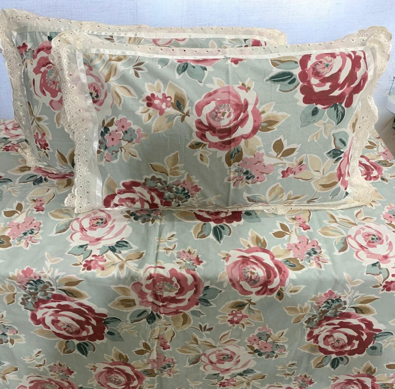 Cotton Printed King Size Bedsheet Set of 3
