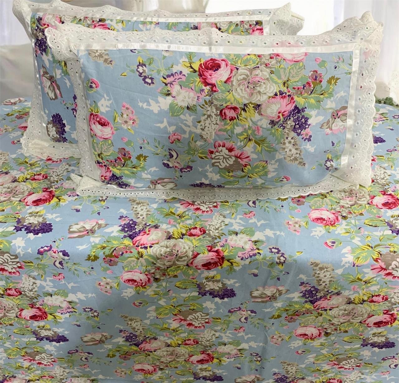 Cotton Printed King Size Bedsheet Set of 3