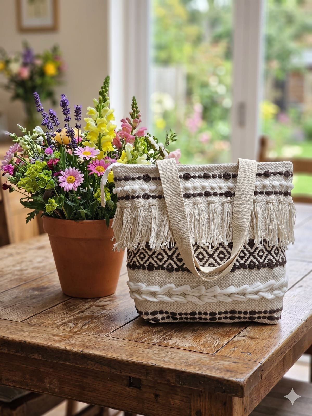 Macrame Tote Bag