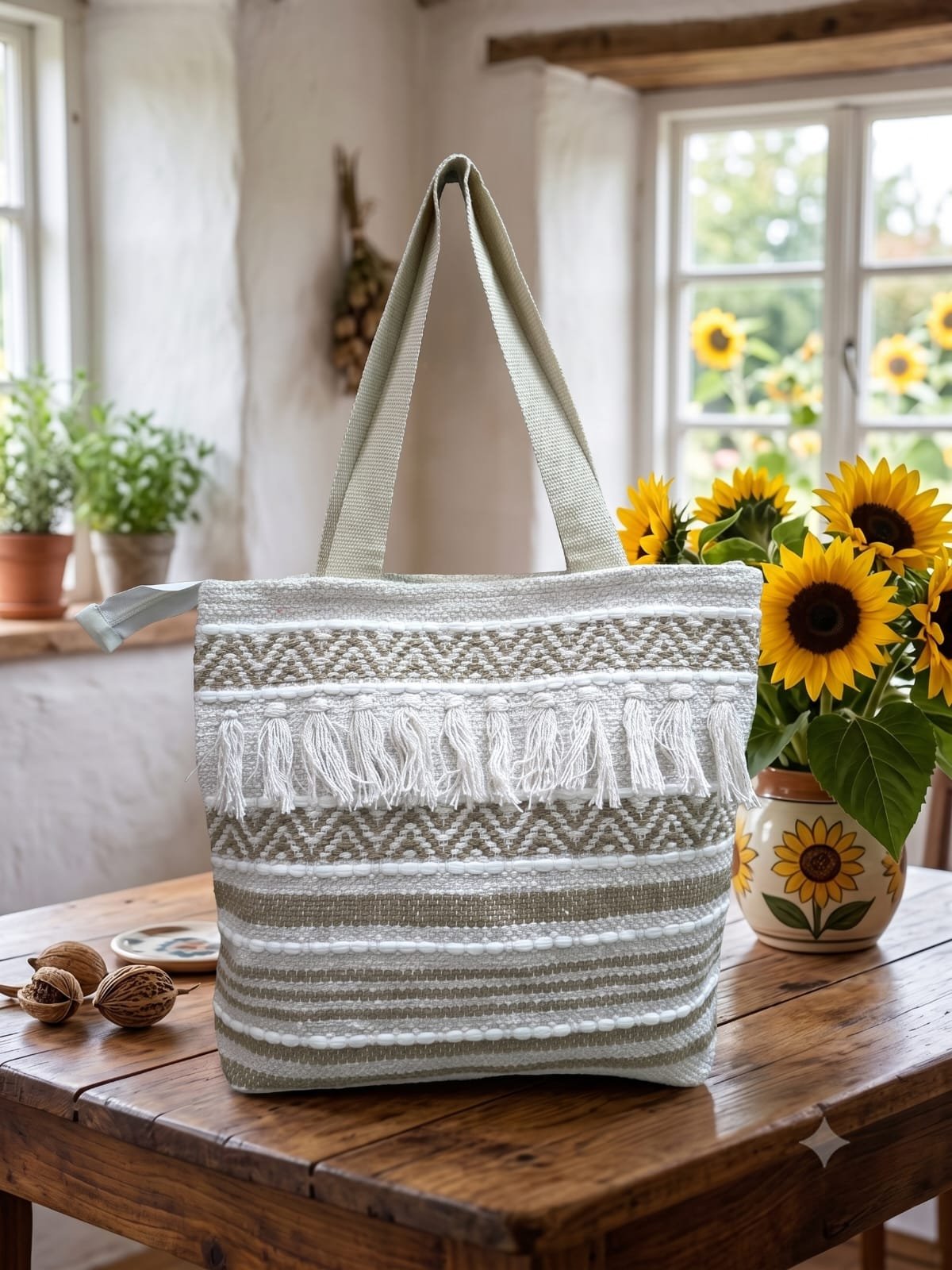 Macrame Tote Bag