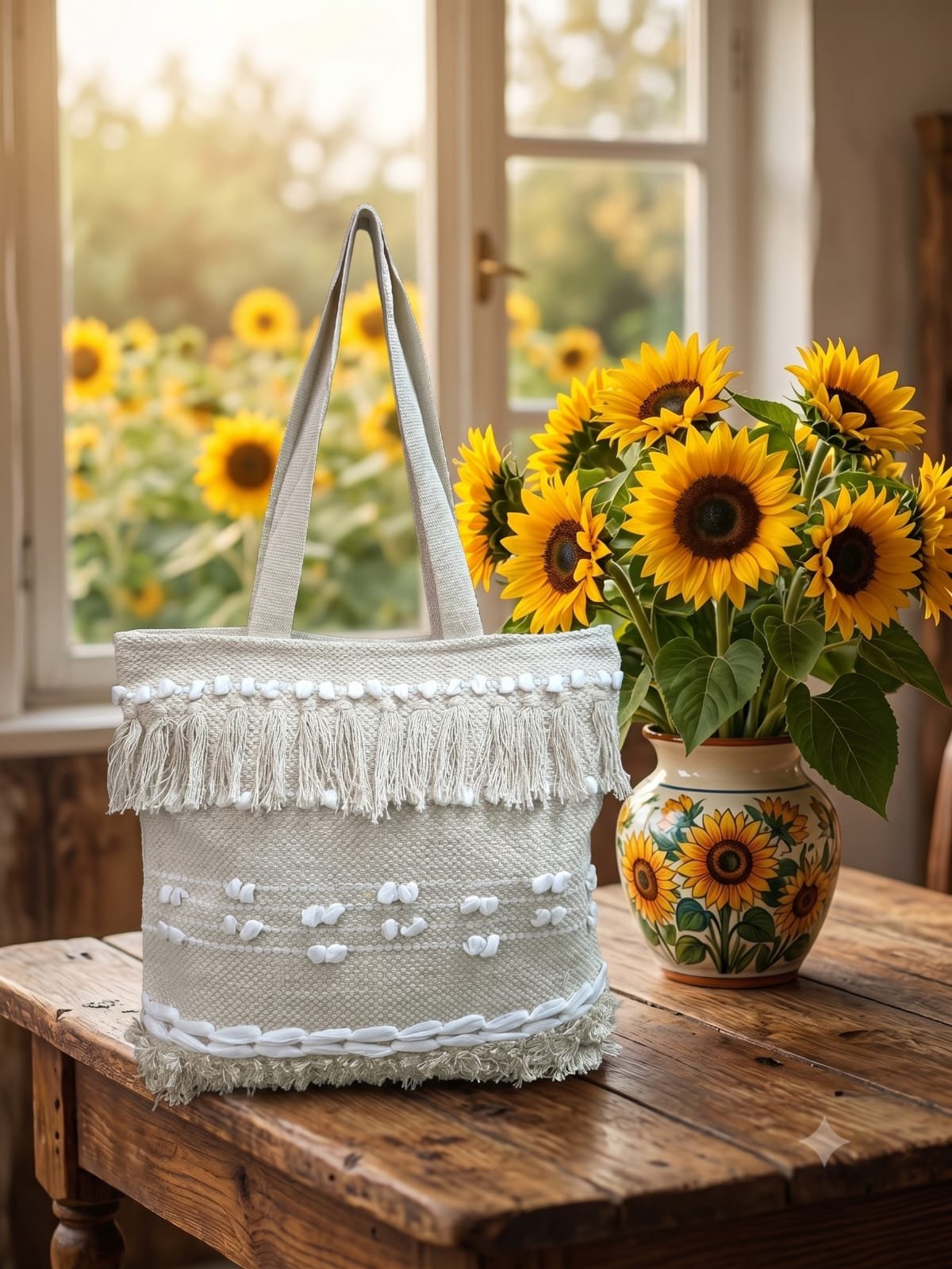 Macrame Tote Bag