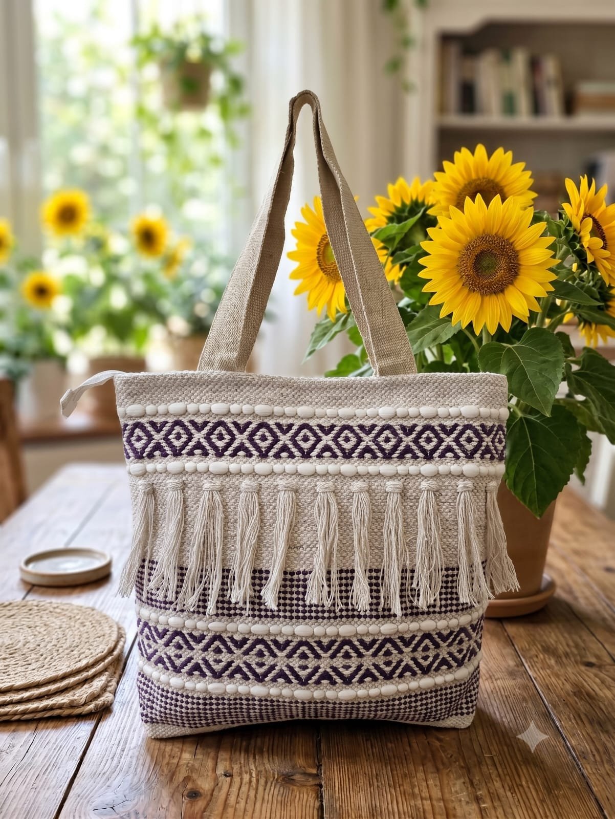 Macrame Tote Bag
