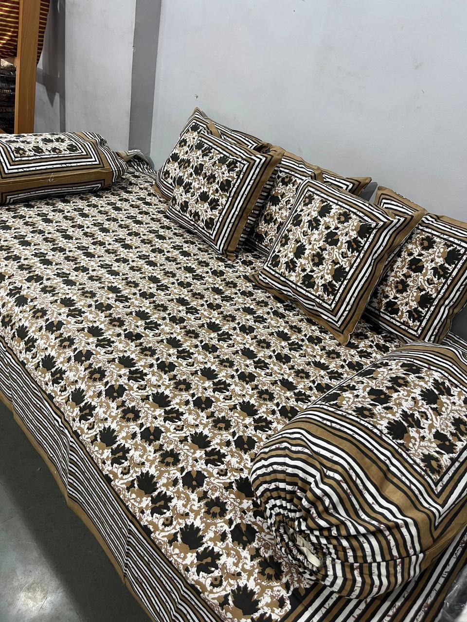Cotton Printed Diwan Set
