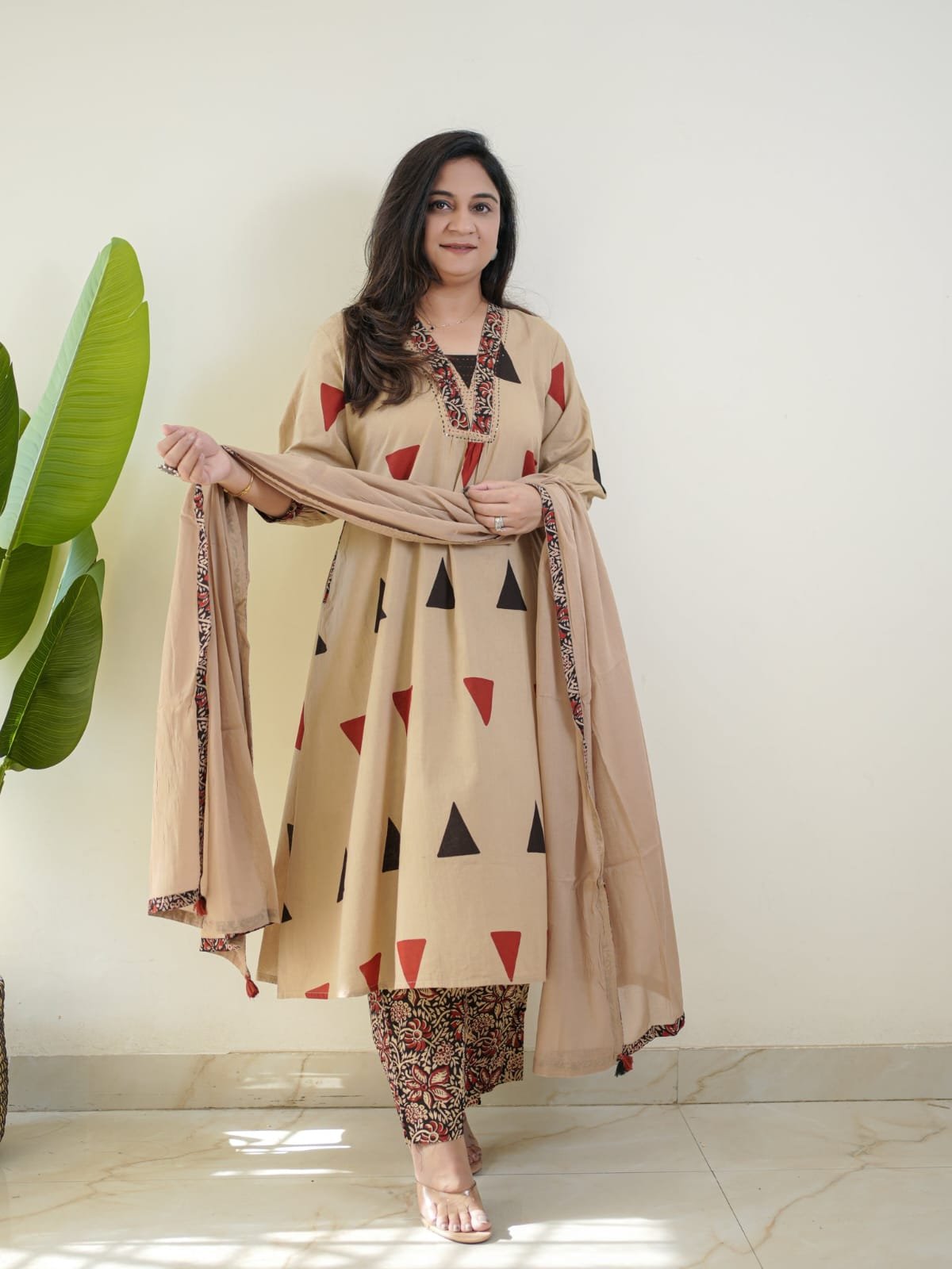 Cotton Printed Stitched Suit Set