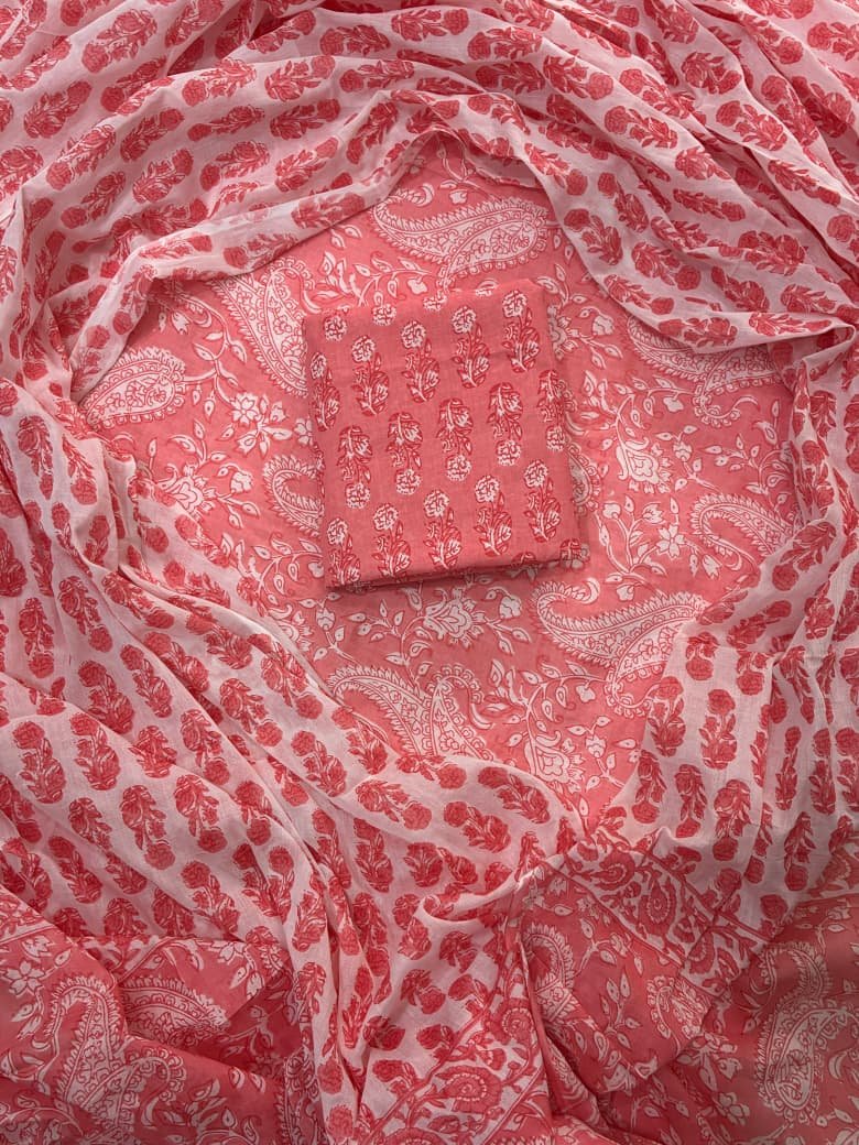 Cotton Dupatta Printed Suit
