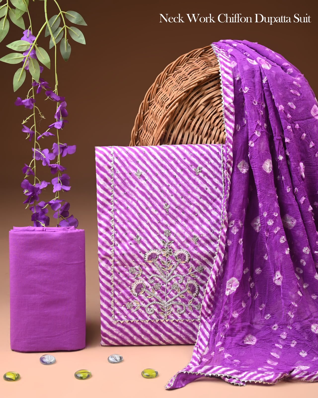 Gota Suit Chiffon Dupatta