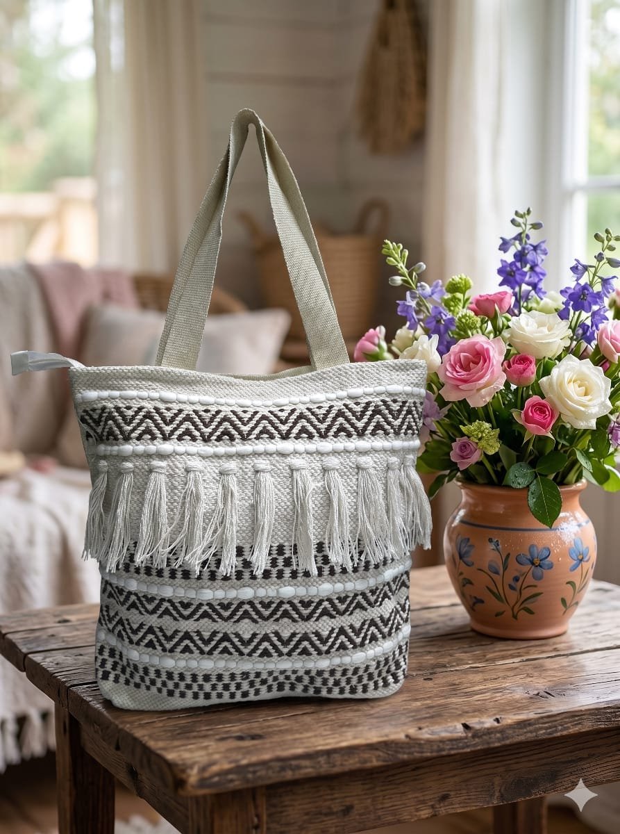 Macrame Tote Bag
