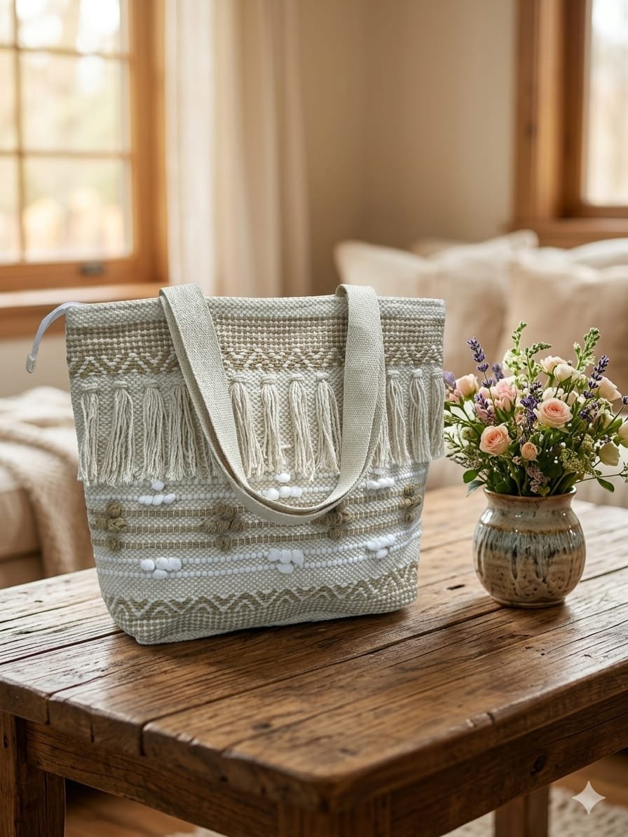 Macrame Tote Bag